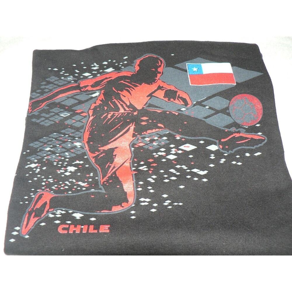 Gen2 Kids National Soccer Apparel Chile Black/Red Size‎ 7/6X